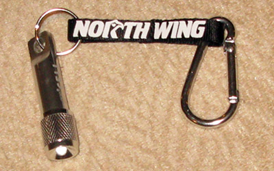 North Wing � Key Chain with LED Light and North Wing logo
