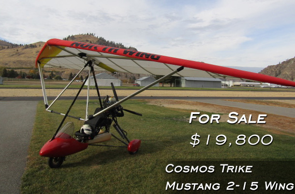 Cosmos Trike with North Wing Mustang 2-15 Wing · For Sale