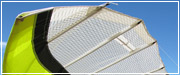 Click Here to view an enlargement of the elliptical wing tips, and optional Mylar Sail on the Freedom hang glider