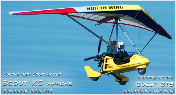 North Wing Design � Scout XC Apache 2-place Light Sport Trike � Special Light Sport Aircraft