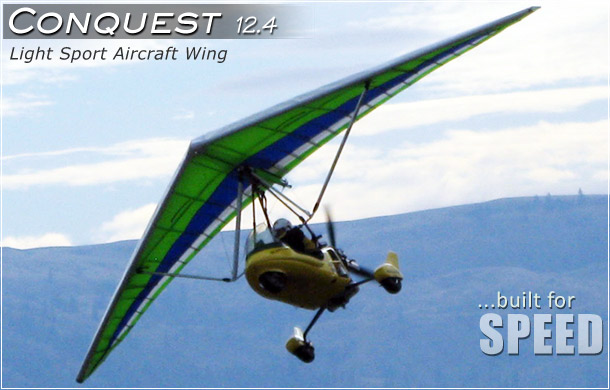 North Wing · Conquest 12.M & 13.6M weight shift control Light Sport Aircraft Wing