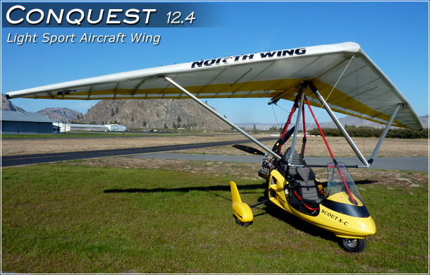 North Wing · Conquest 12.M & 13.6M weight shift control Light Sport Aircraft Wing