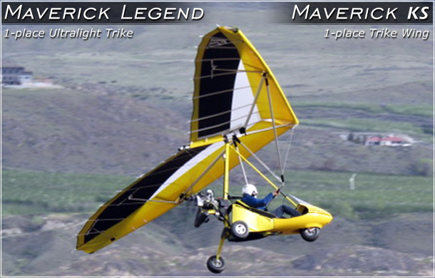 North Wing · Maverick KS 15.2M single-place Ultralight Trike Wing