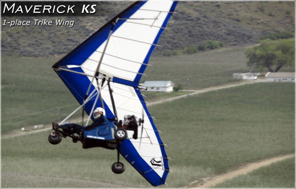 North Wing · Maverick KS 15.2M single-place Ultralight Trike Wing