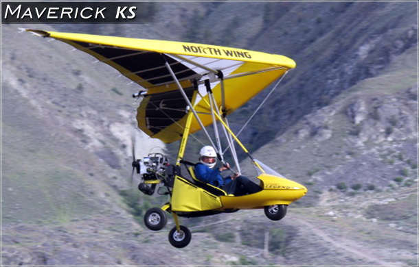 North Wing · Maverick KS 15.2M single-place Ultralight Trike Wing