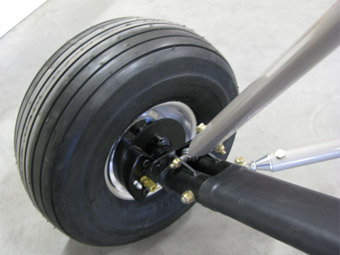 North Wing Sport X2 Apache 2-place Ultralight Trike � Dual Rear Disc Brakes are a standard feature