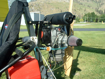 North Wing ATF Soaring Trike � shown here with MZ34 engine