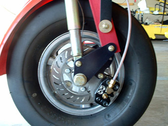 North Wing Sport X2 Navajo 2-place Light Sport Trike � Front Disc Brake is a standard feature