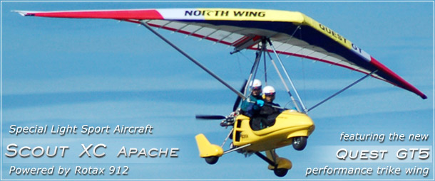 North Wing Design � Scout XC Scout XC Apache 2-place Light Sport Trike � Special Light Sport Aircraft