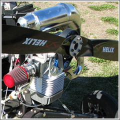 Simonini Mini2 engine for the Solairus soaring trike