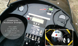 MicroAir Radio with Lynx Intercom - Installed (complete avionics system)