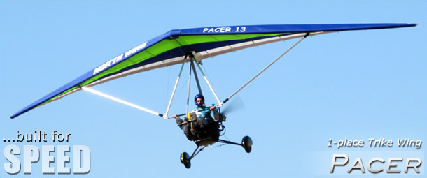 North Wing Design � Pacer 13M single-place Ultralight Trike Wing